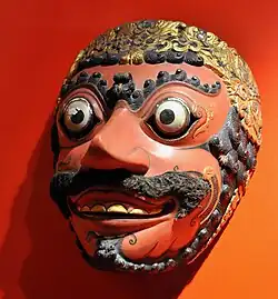 Theatre mask (Wayang Topeng), Java (Indonesia), possibly 19th century
