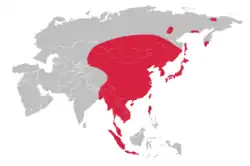Map of range