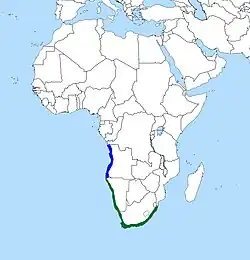 Map of range