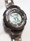 Pro Trek PRW-1000TJ Triple Sensor Watch in compass mode