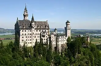 Neuschwanstein Castle was the inspiration for Disneyland's Sleeping Beauty's Castle.