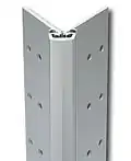 A continuous hinge.