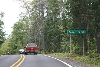 Signage along US&nbsp;41