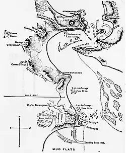 Map of the Ganghwa forts