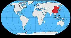Map of range