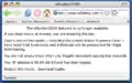 A snapshot of the eDonkey website with the RIAA notice.