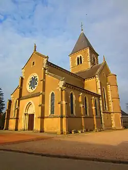 The church in Cheminot