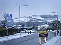 Ballycullen Road near Firhouse, Tallaght, Ireland on 3 February 2009 during the February 2009 snowfall