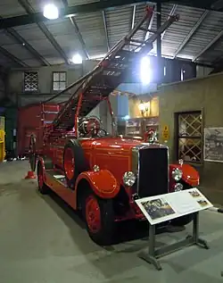 Fire engine used in "Brain Versus Brawn".