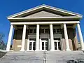 The First United Methodist Church was built in 1921.