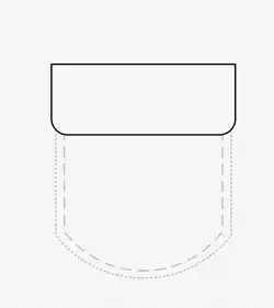 Flap pocket