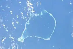 Aerial image of Funafuti atoll