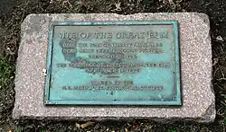 Plaque to the Great Elm tree