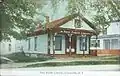 Old Greenville Public Library, originally in downtown Greenville in between the Baptist and Episcopal churches