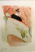 The Box with the Gilded Mask, 1894, colour crayon, brush and spatter lithograph with scraper[57]