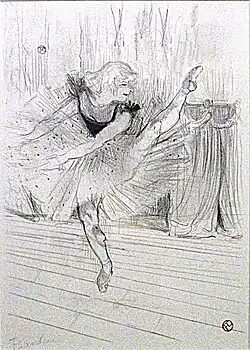 Miss Ida Heath, 1894, crayon and brush lithograph with scraper[56]