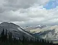 Howse Pass from below