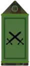 Irish Army commandant's subdued rank slide