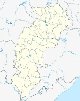 Kanker is located in Chhattisgarh