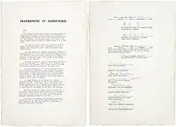 Allied Instrument of Surrender