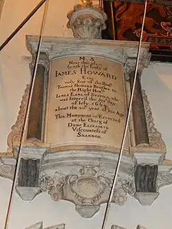 James Howard, 1669