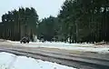 Police watch over protesters (2001)