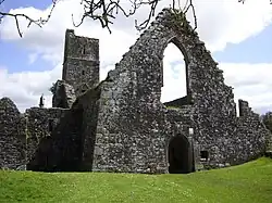 Kilcrea Friary in mid-Cork. Founded in 1465[44]