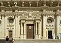 Lower part of the facade of Basilica di Santa Croce