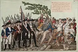 Planting a Liberty Tree (un arbre de la liberté) during the French Revolution. Jean-Baptiste Lesueur, 1790