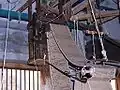 The punched-card control mechanism of a Jacquard loom in use in 2009, Varanasi, Uttar Pradesh, India.