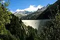 The Luzzone Dam in Switzerland