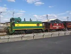 Former P&S 1775 on the Lycoming Valley Railroad, 2006.