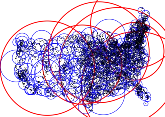 M-trees are similar to the R-tree, but use nested spherical pages., Splitting these pages is, however, much more complicated and pages usually overlap much more.