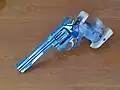 MR 38 Match sporting variant chambered in .38 Special with ergonomic grip and 5¾" barrel