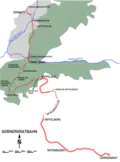 Map of the railway