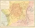 Districts of the Belgian Congo in 1914