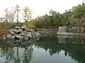 An old limestone quarry