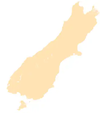Bealey River is located in South Island