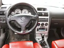 Opel Astra G[broken anchor] Cabrio Cockpit