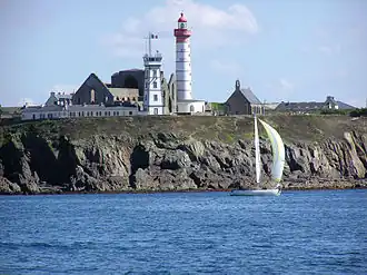 The lighthouse at Saint-Mathieu Point