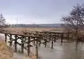 Destroyed bridge