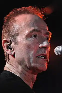 Cornwell performing in 2010