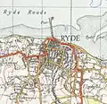 Map of Ryde from 1945