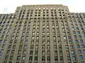 Exchange Building, seen from across the street to the north on the grounds of the Henry M. Jackson Federal Building.