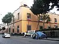 Former main Senate chamber at the corner of Donceles and Xicoténcatl streets in the historic center of Mexico City