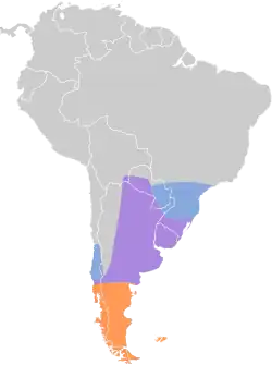 Map of range
