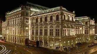 Rear of the opera house, showing the stage wings