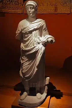 White statue