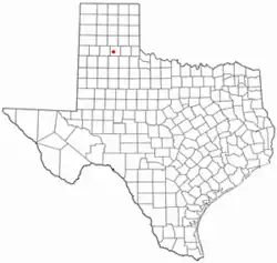 Location of Silverton, Texas