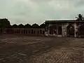 The open space or the terrace between the mosque and the entrance in the east